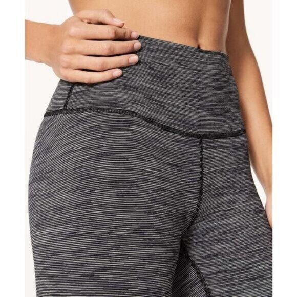 Lululemon Wunder Under Hi-Rise 17" In Wee Are From Space Black Slate Size 2 - Picture 3 of 7